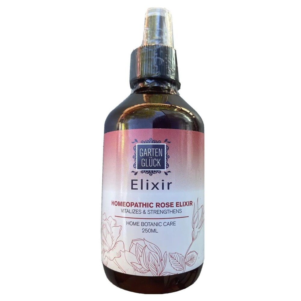 Garten Gluck Homeopathic Rose Elixir Home Botanic Care 250 ML New